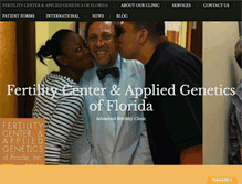 Tablet Screenshot of geneticsandfertility.com